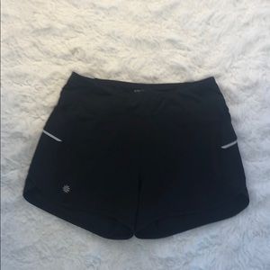Athlete girl shorts